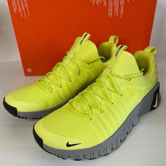 Nike Free Metcon 6 Light Lemon Twist/Cement Grey Men’s NEW - Size 11